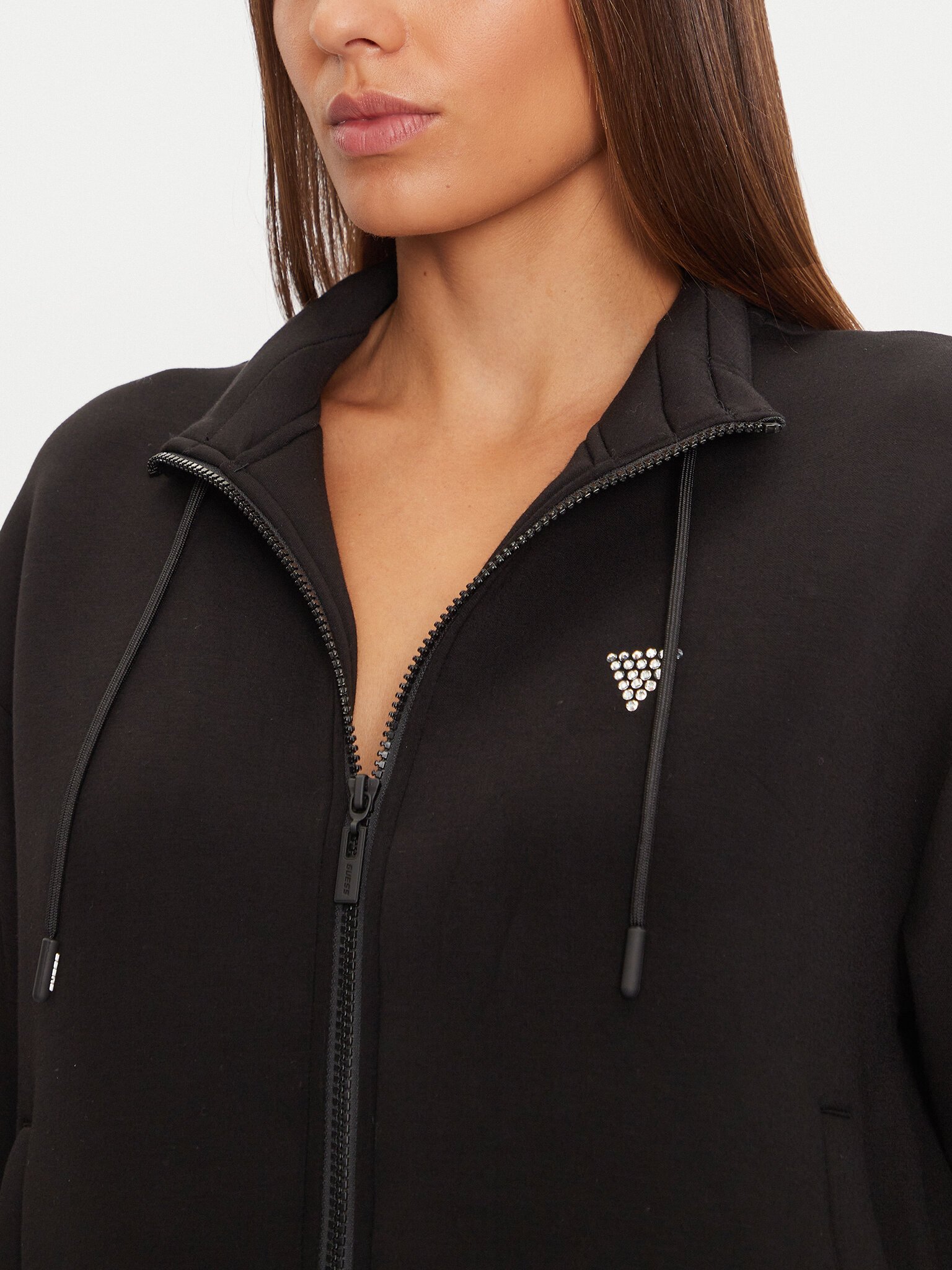 Sweat / sweat zippé  Guess jeans V4BQ14 K7UW2 JBLK Jet Black A996