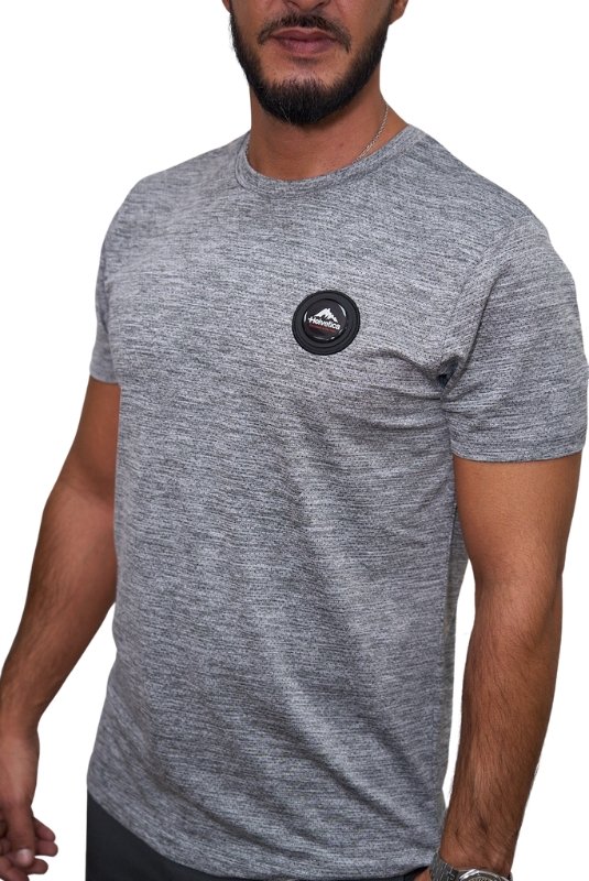 T-S manches courtes  Helvetica 12OPTIMUS GREY CHINE