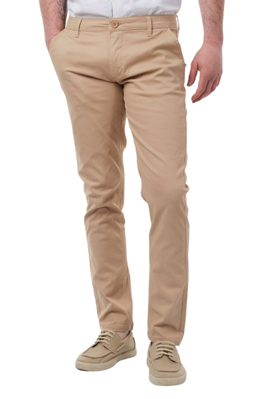 Pantalons chino/citadin  Hopenlife RIKA BEIGE