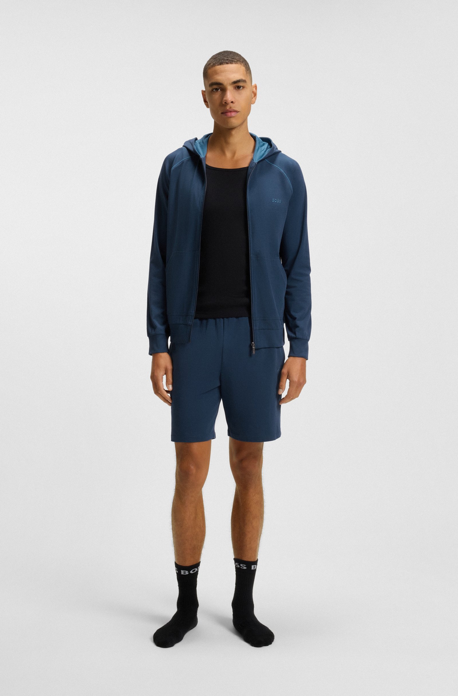 Gilets  Hugo boss 50515313 480 Open Blue