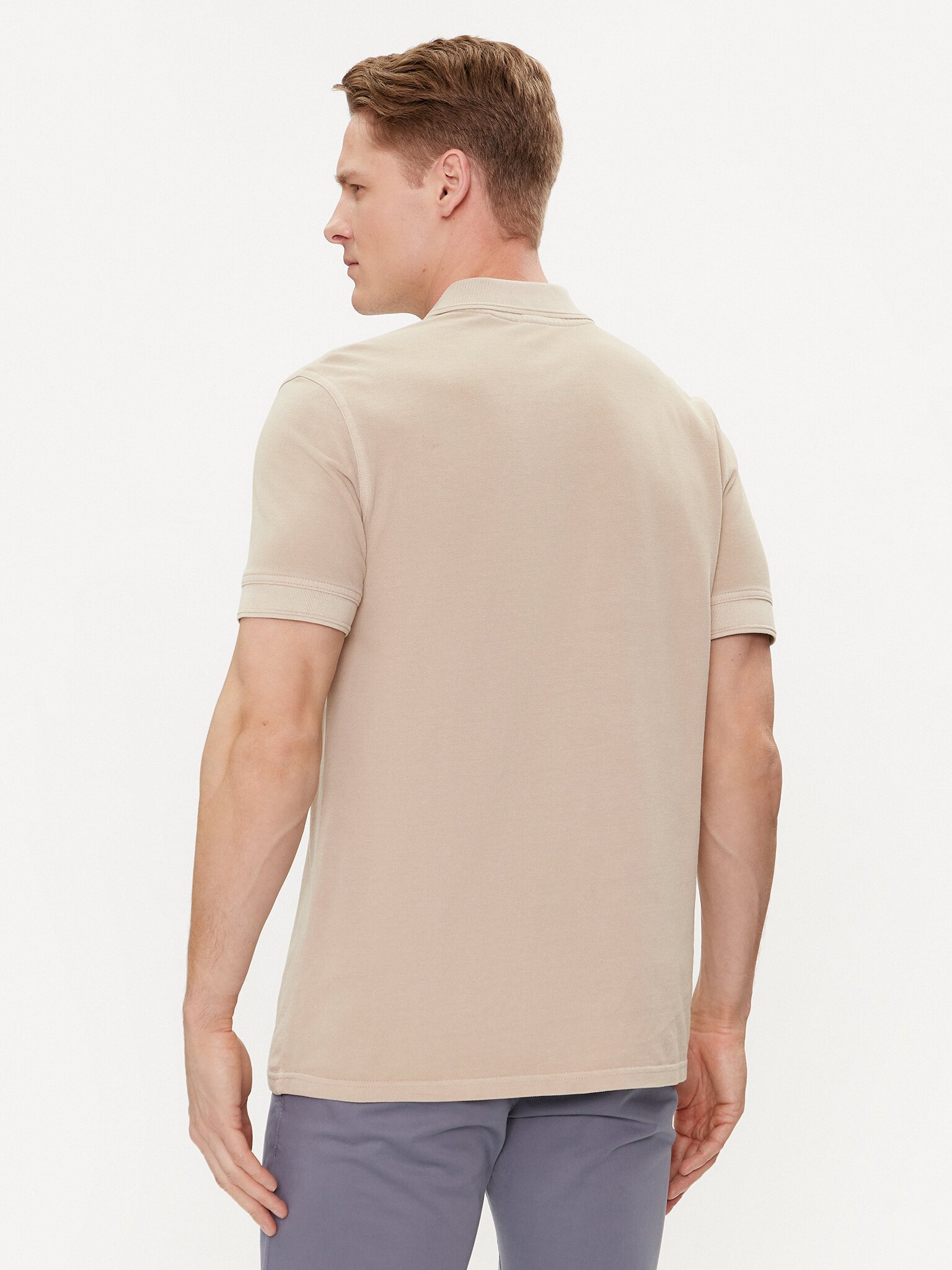 Polos manches courtes  Hugo boss 50507813 271 Light Beige
