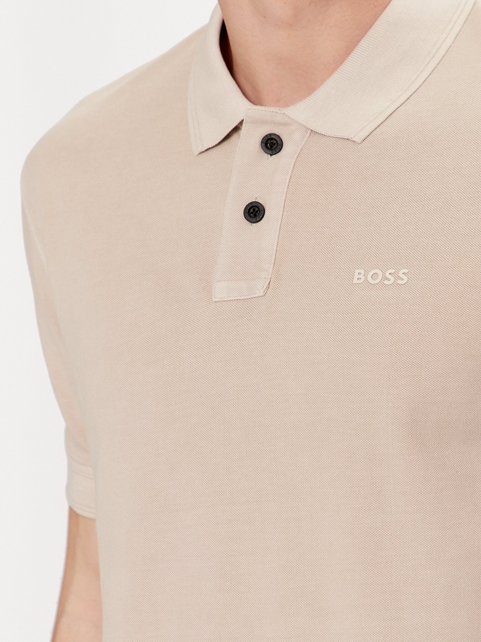 Polos manches courtes  Hugo boss 50507813 271 Light Beige