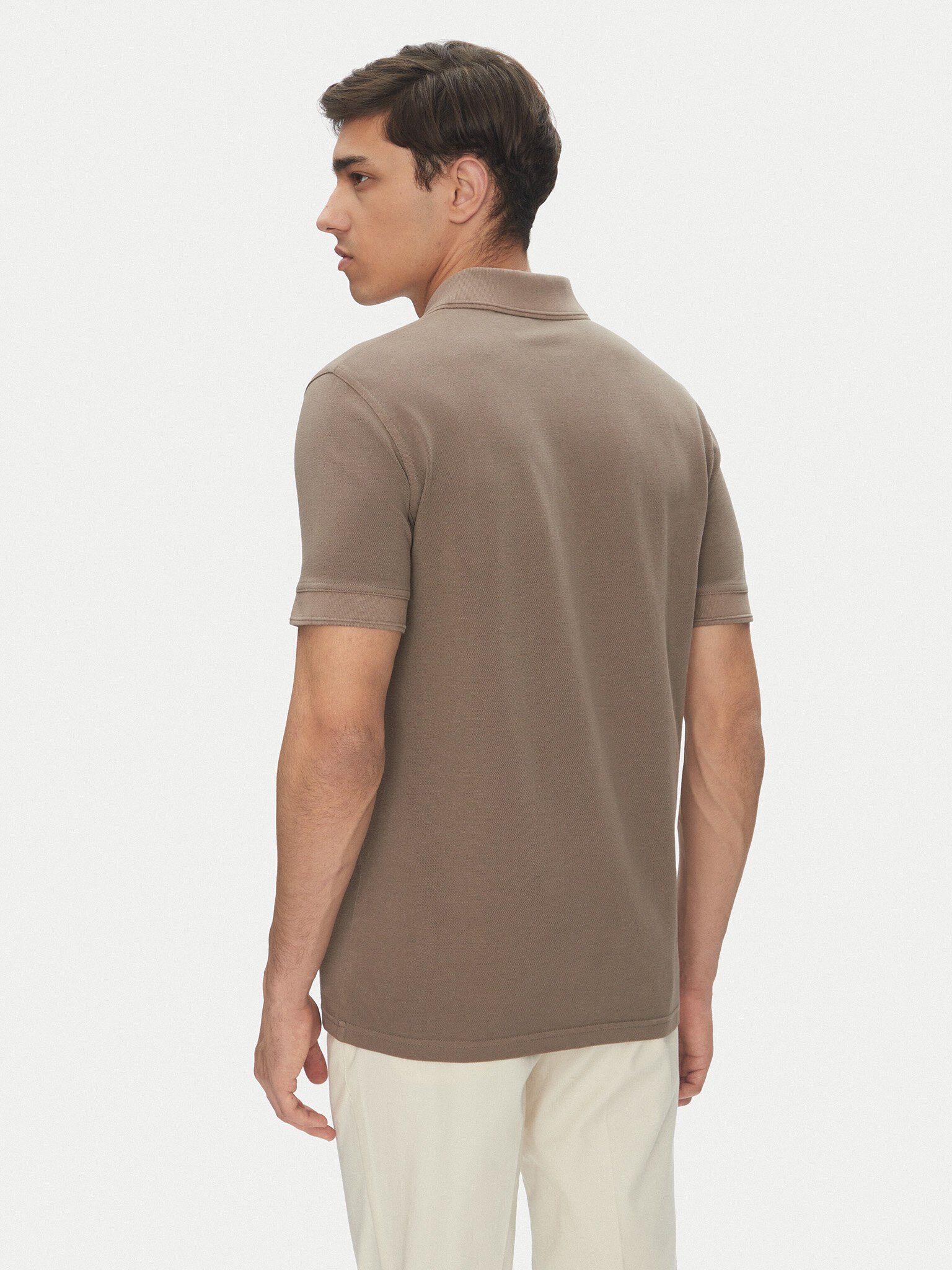 Polos manches courtes  Hugo boss 50507813 294 Open Beige