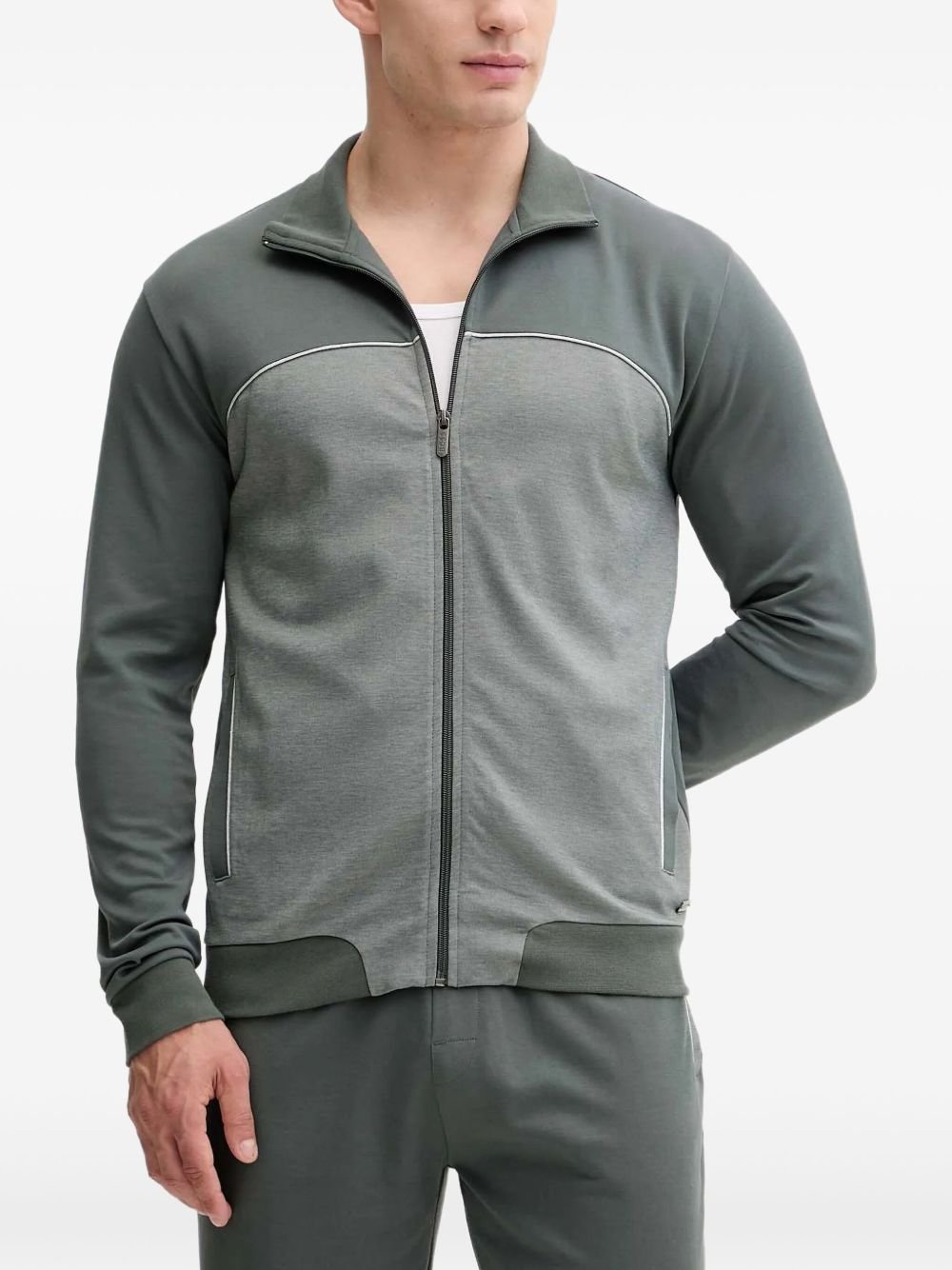 Sweats zippés  Hugo boss 50545567 345 Open Green
