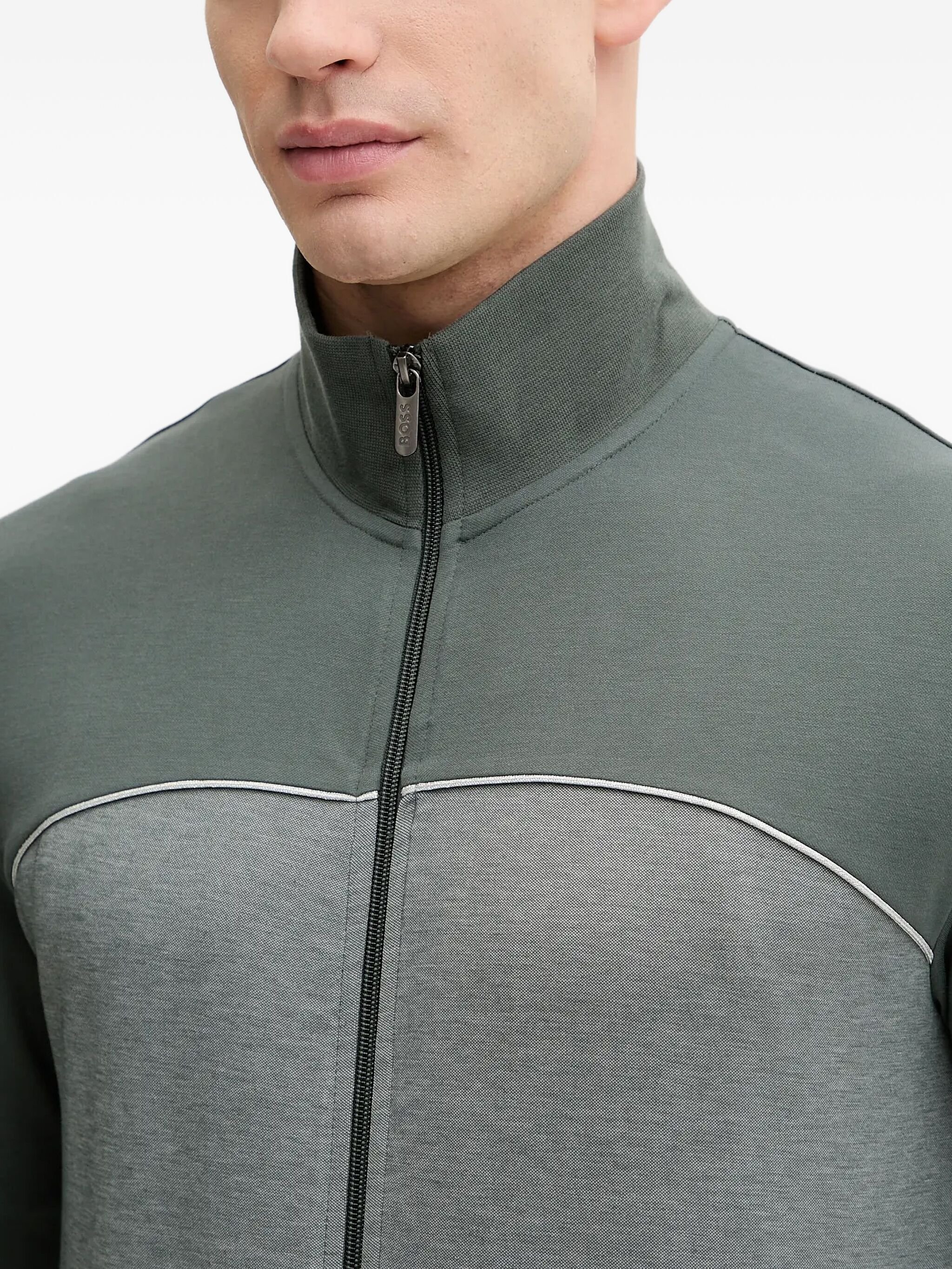 Sweats zippés  Hugo boss 50545567 345 Open Green