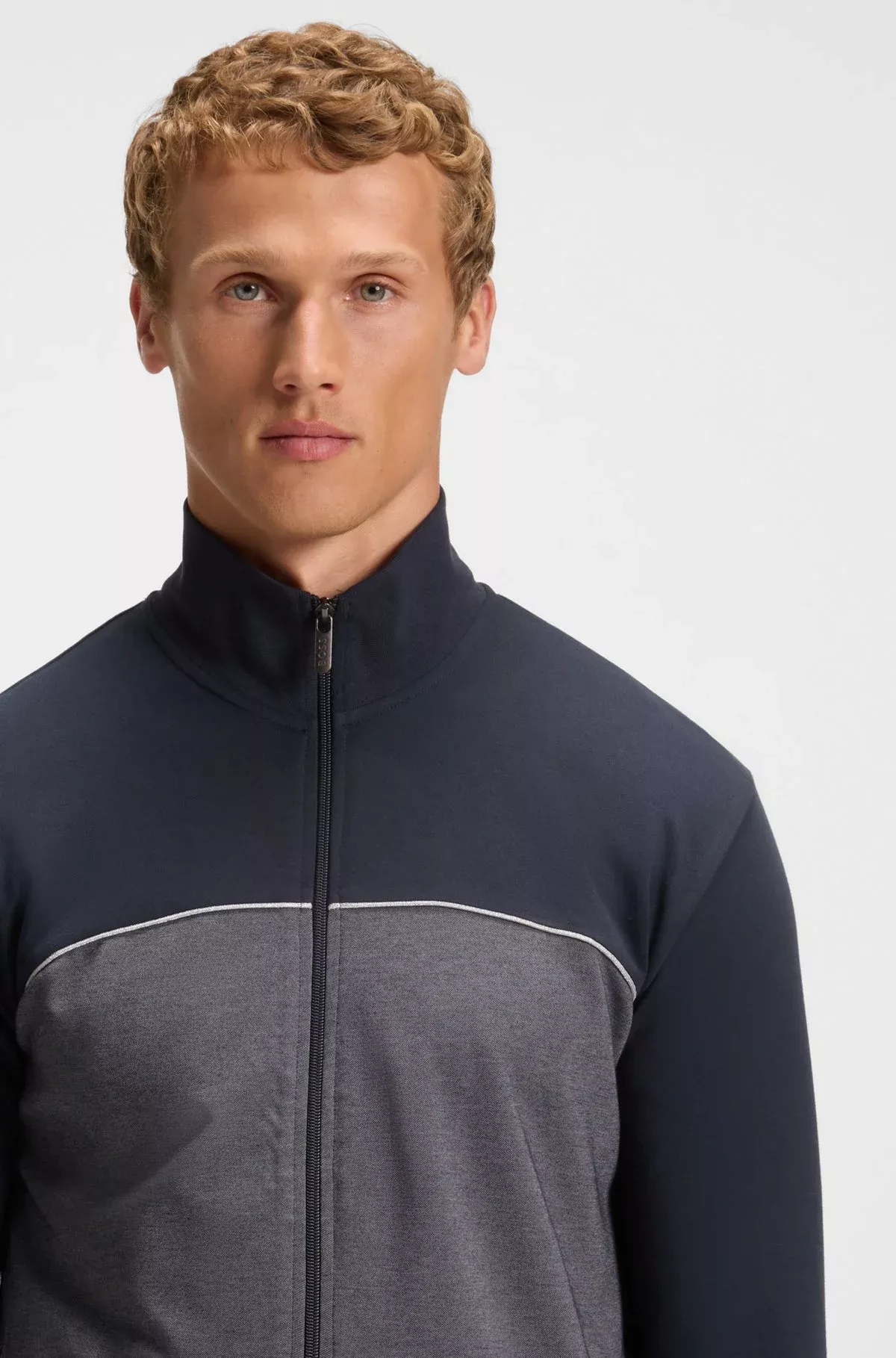 Sweats zippés  Hugo boss 50545567 403 Dark Blue