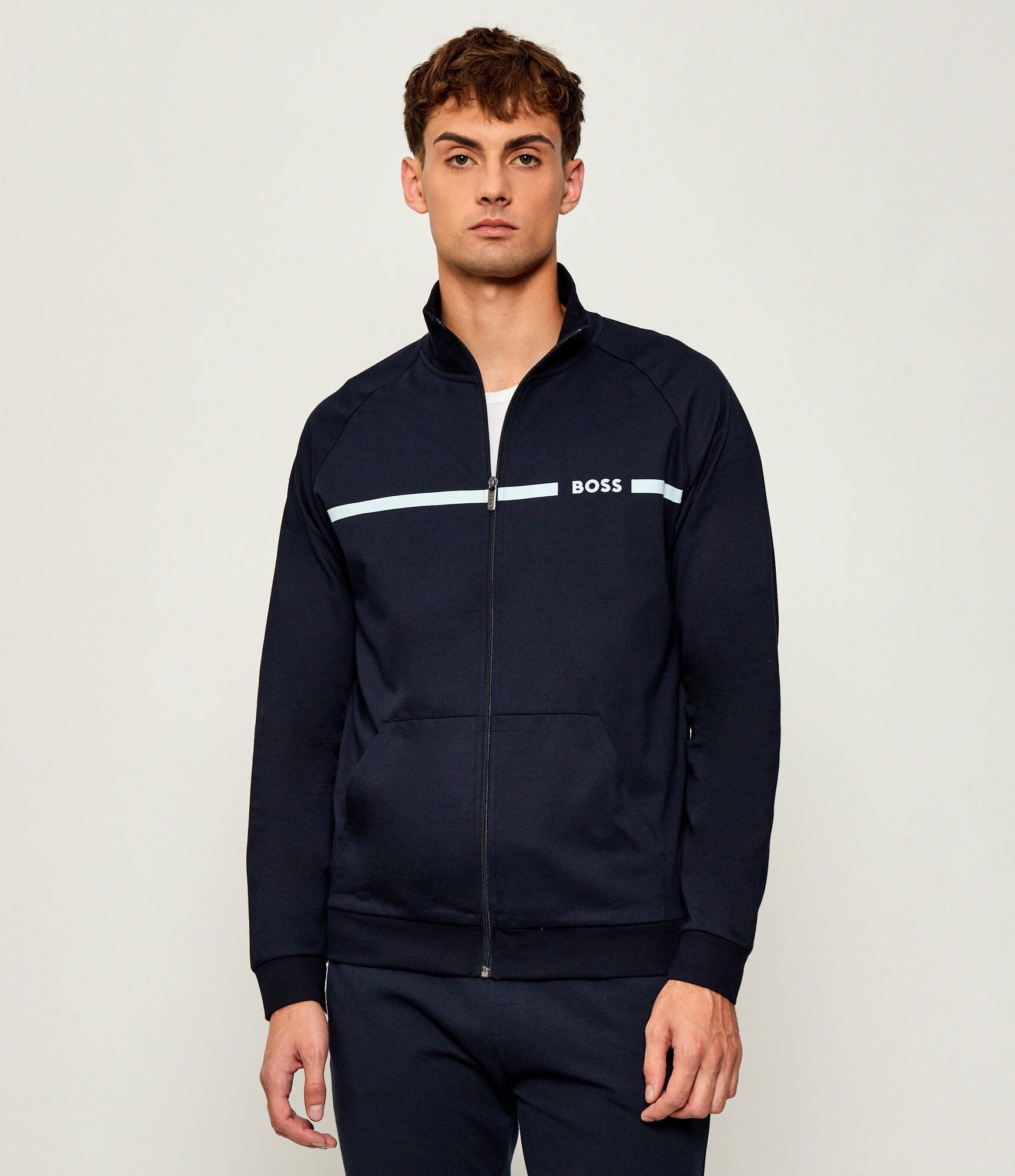 Sweats zippés  Hugo boss 50550561 404 Dark Blue