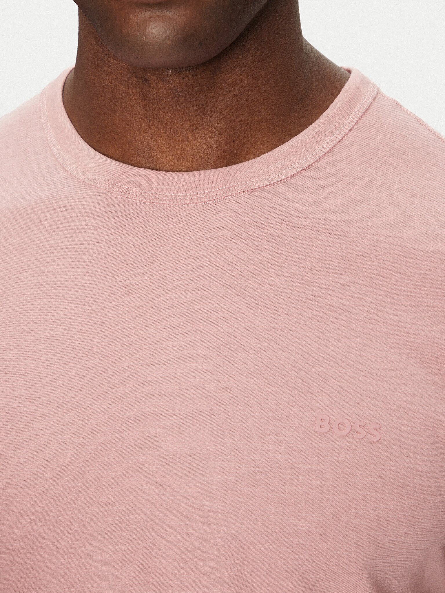 T-S manches courtes  Hugo boss 50508243 694 Open Pink
