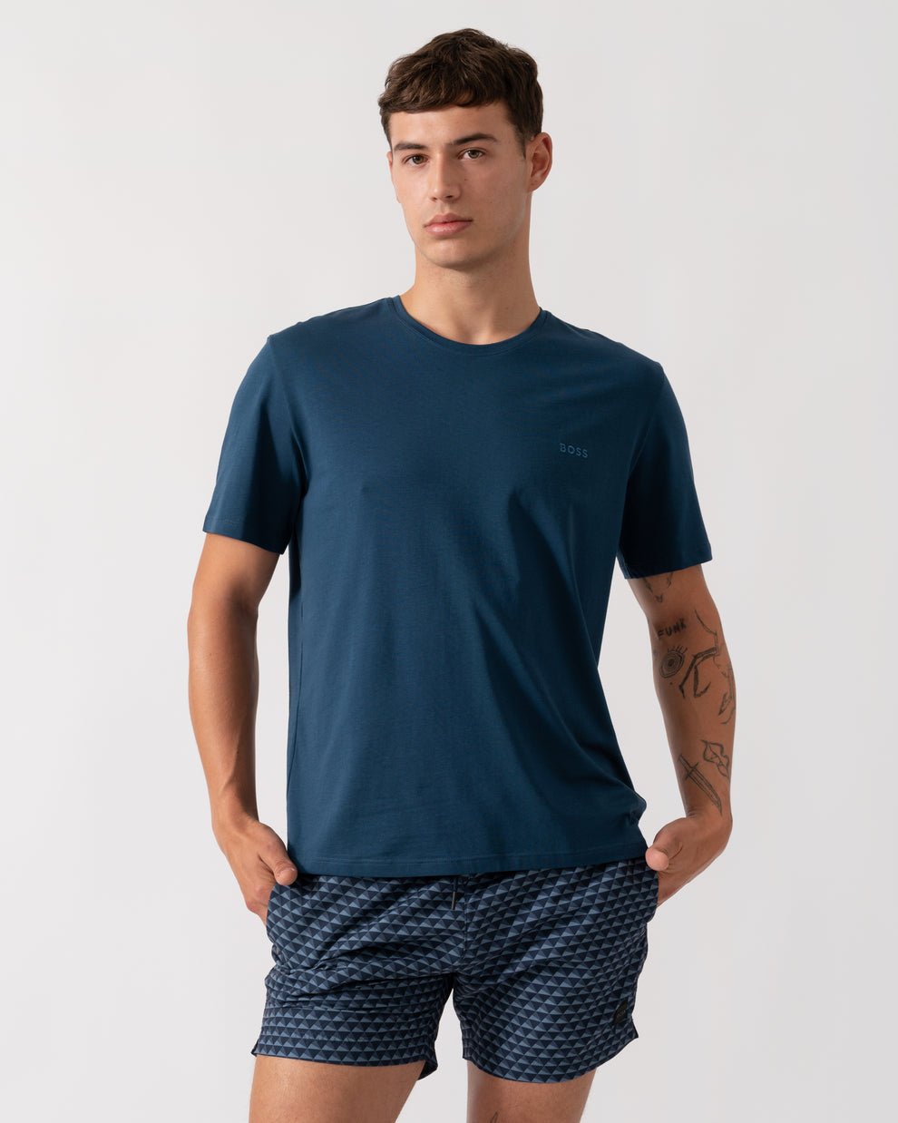 T-S manches courtes  Hugo boss 50515312 480 Open Blue