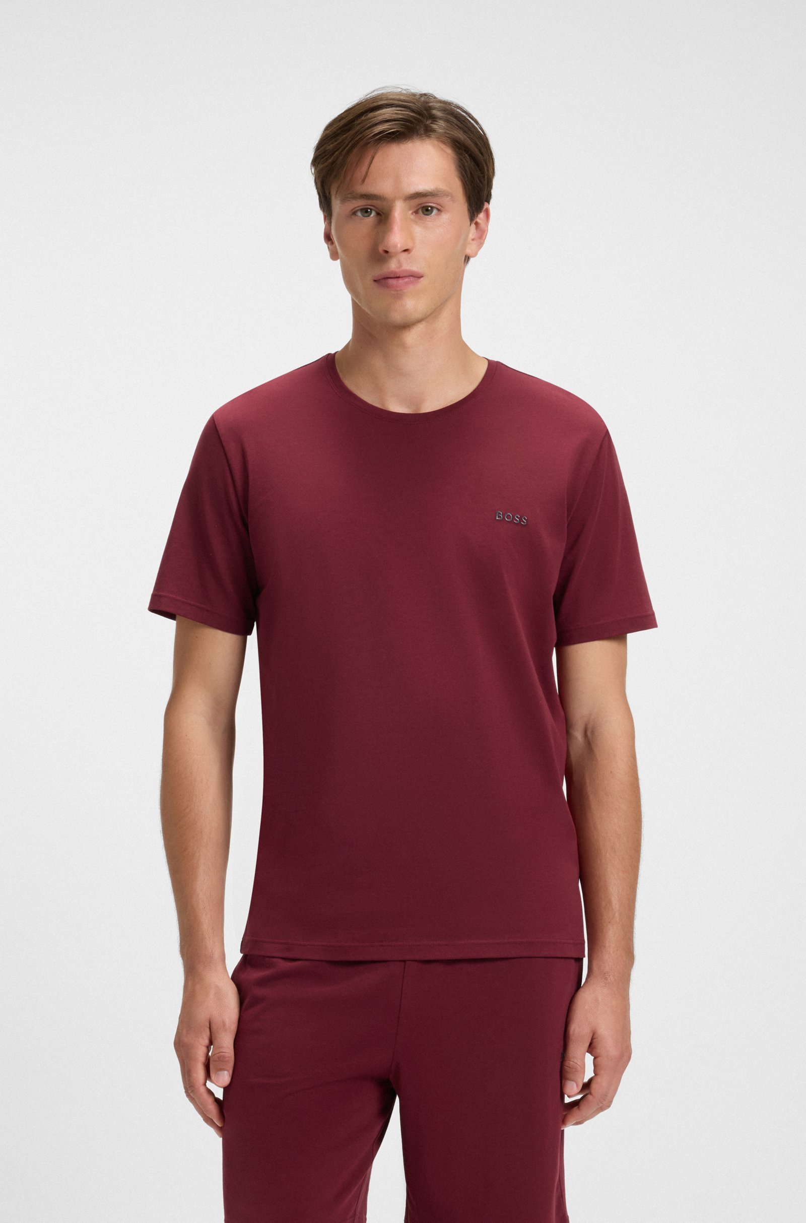 T-S manches courtes  Hugo boss 50515312 602 Dark Red