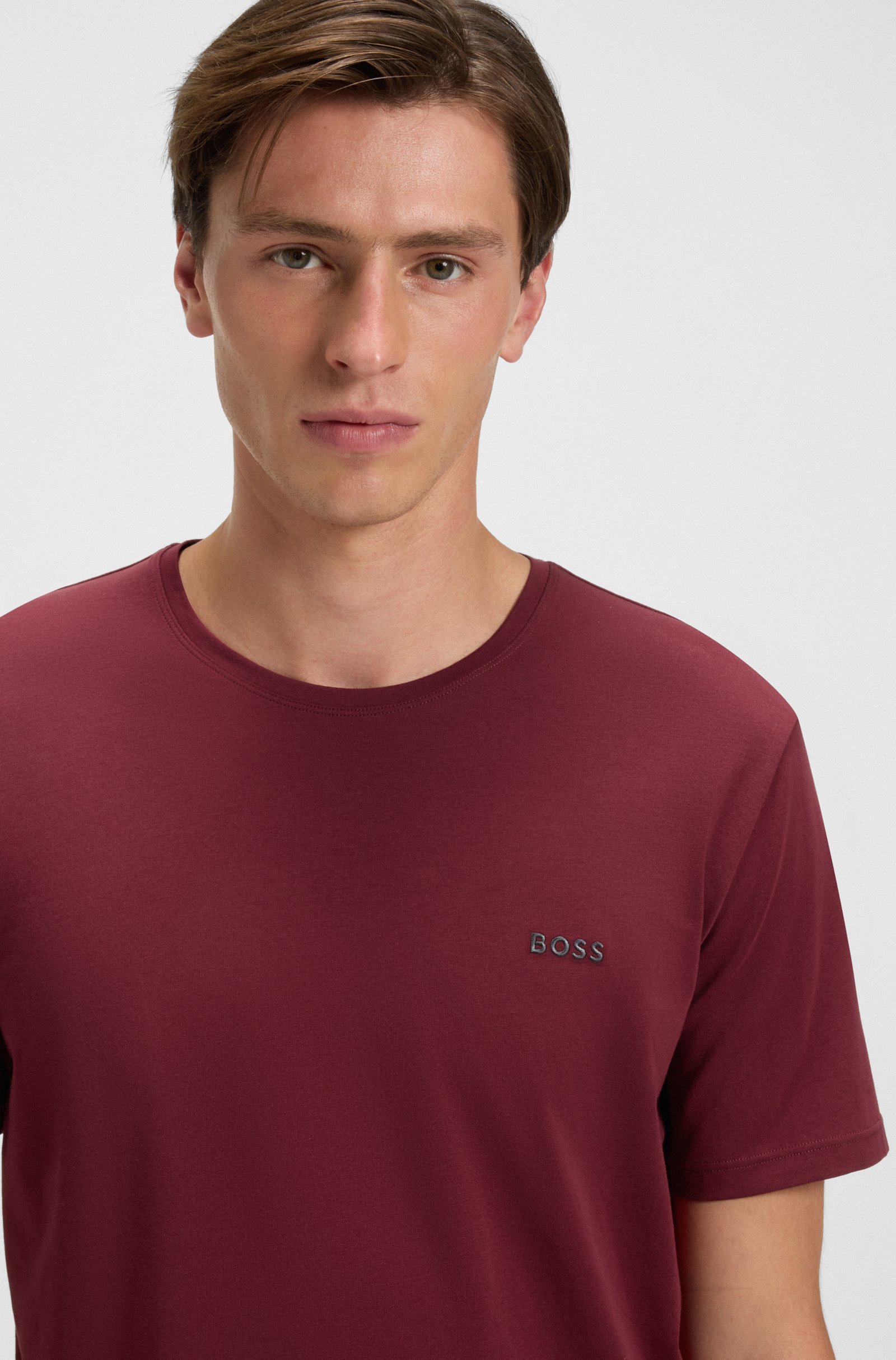 T-S manches courtes  Hugo boss 50515312 602 Dark Red