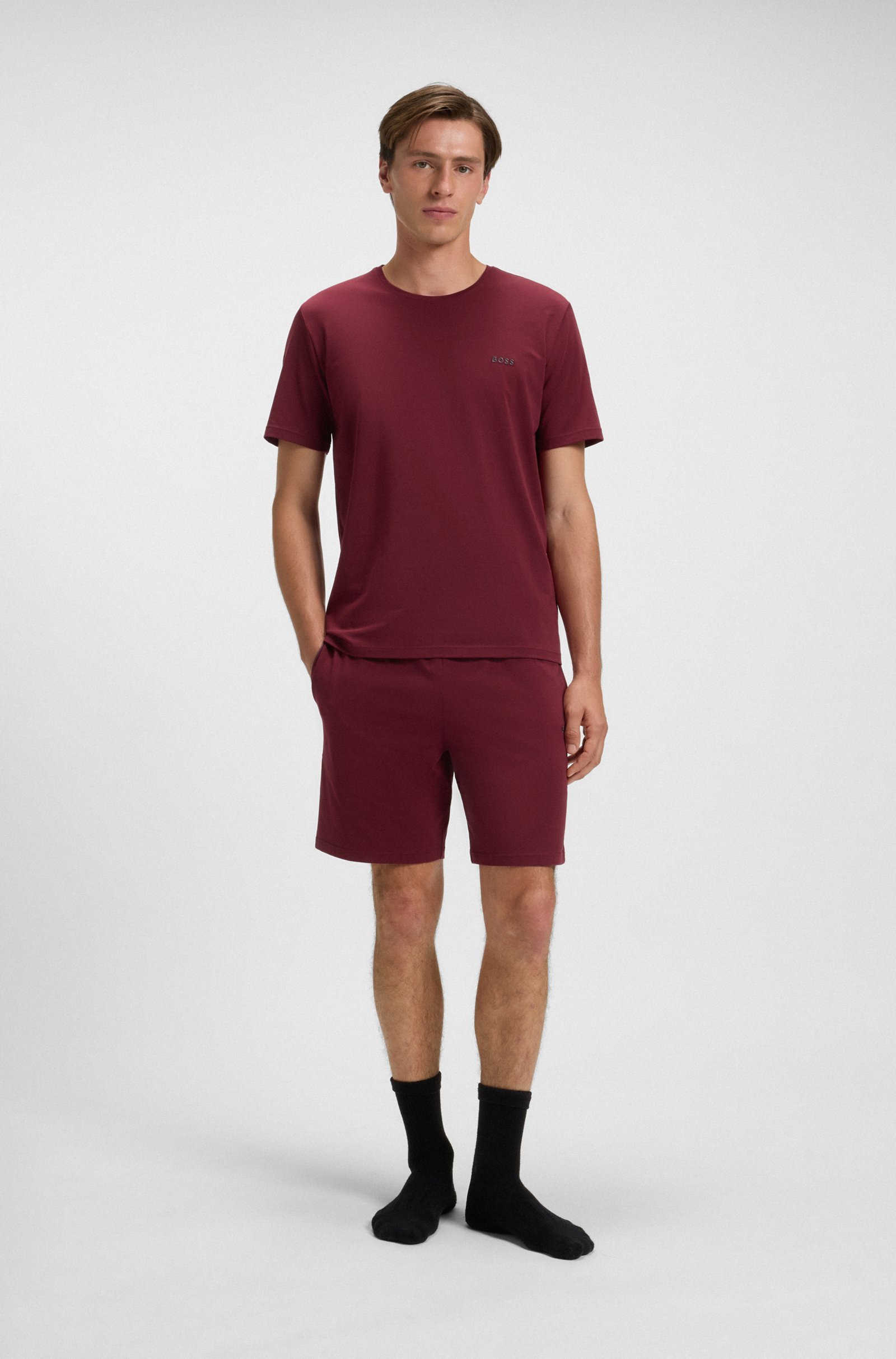 T-S manches courtes  Hugo boss 50515312 602 Dark Red