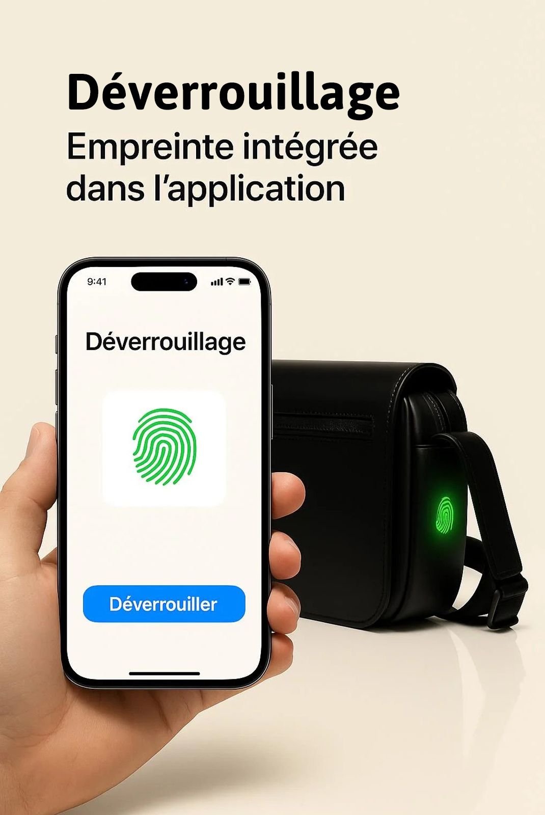 Sacs à bandoulière  IMAN PARIS IPSCBIO Noir