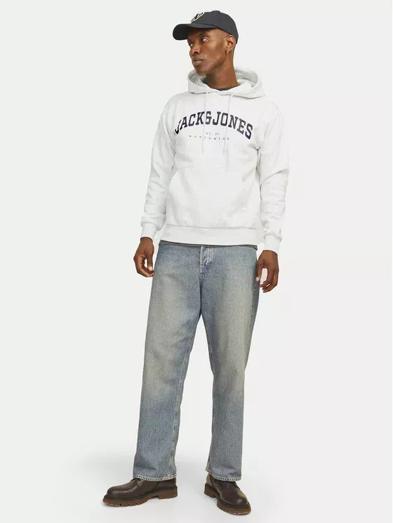 Sweatshirts  Jack & Jones 12256521 White Melange