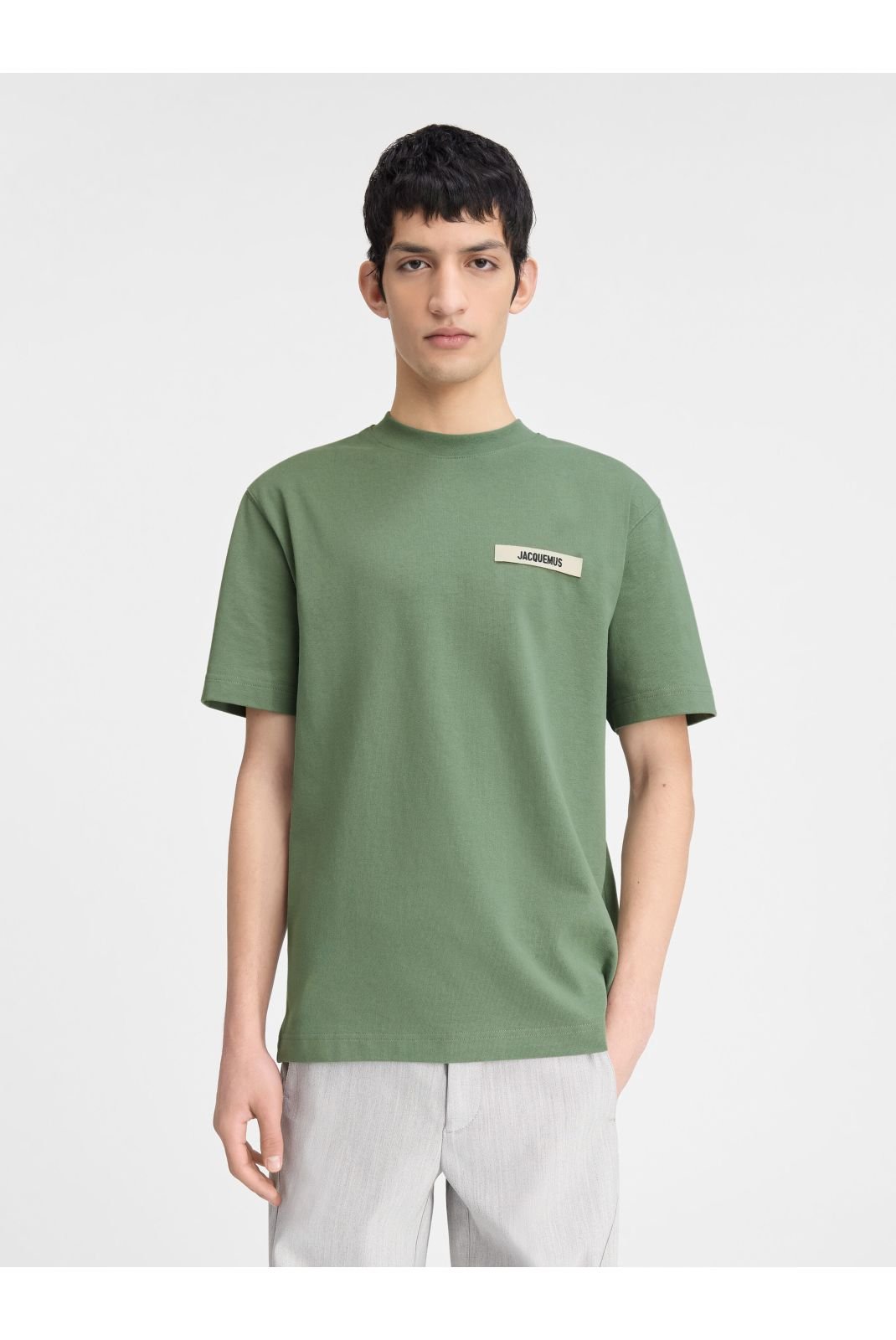 T-S manches courtes  Jacquemus 245JS208-2125 512 LIGHT GREEN