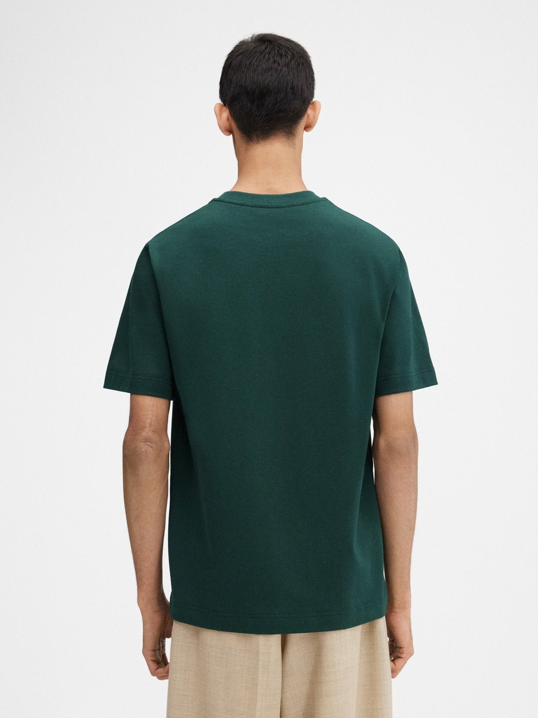 T-S manches courtes  Jacquemus 245JS208-2125 590 DARK GREEN