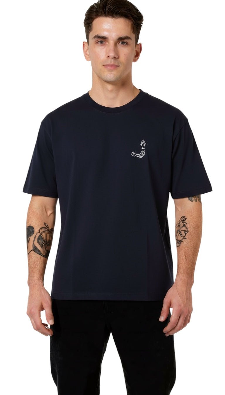 T-S manches courtes  Jacquemus 246JS151-2125 390 NAVY