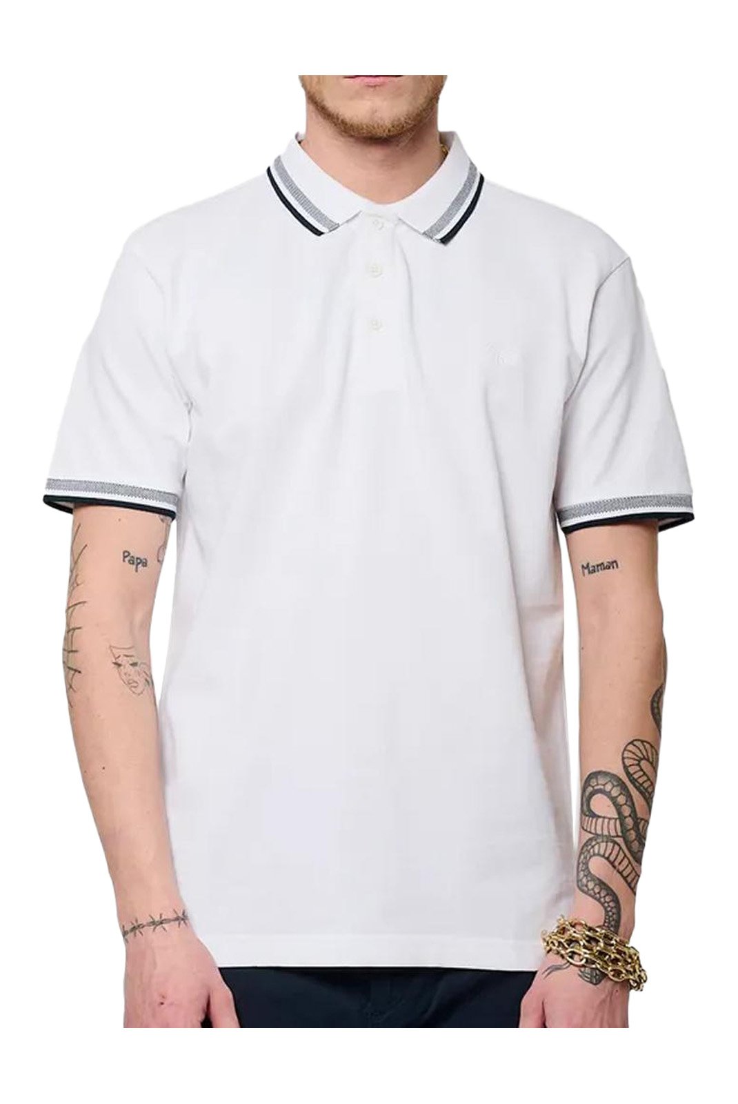 Polos manches courtes  Kaporal JAROD WHITE