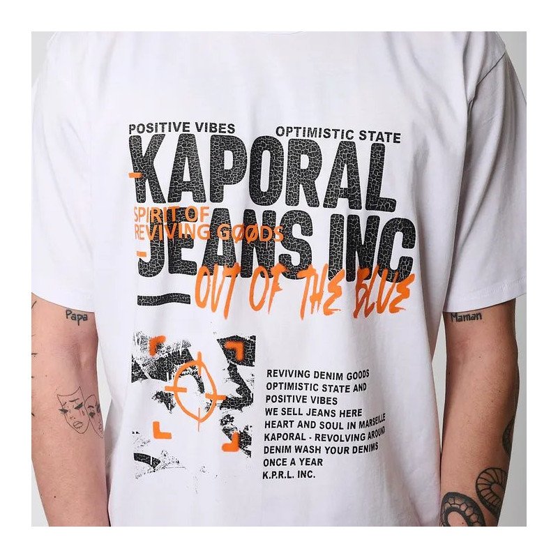 T-S manches courtes  Kaporal BELEM WHITE