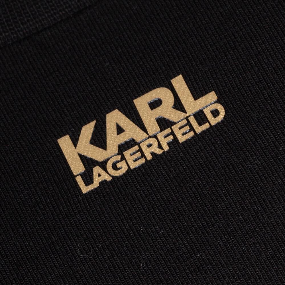 T-S manches courtes  Karl lagerfeld 755058 552235 160 Black doré