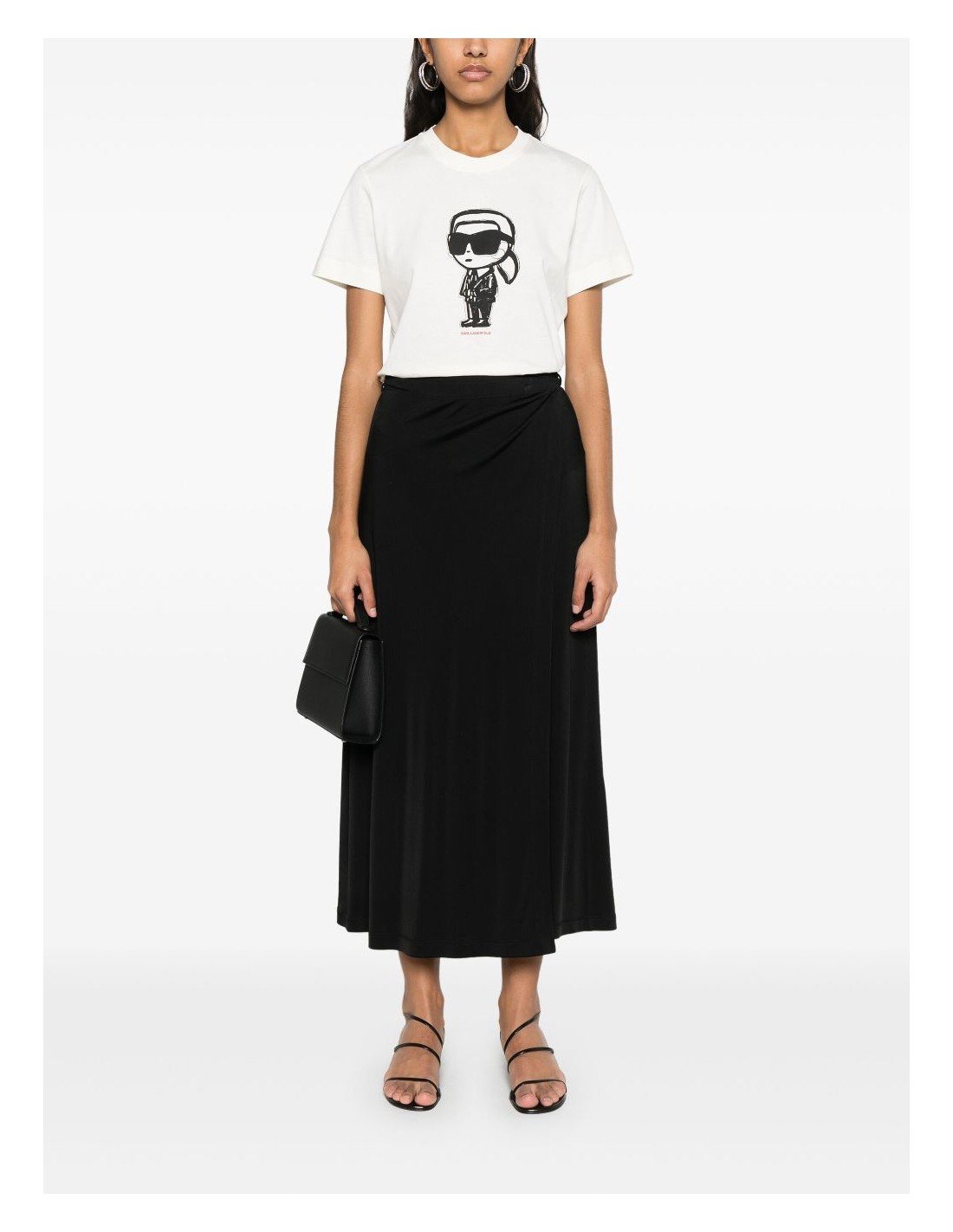 Tee shirt  Karl lagerfeld A1W17126 B09 Cannoli Cream