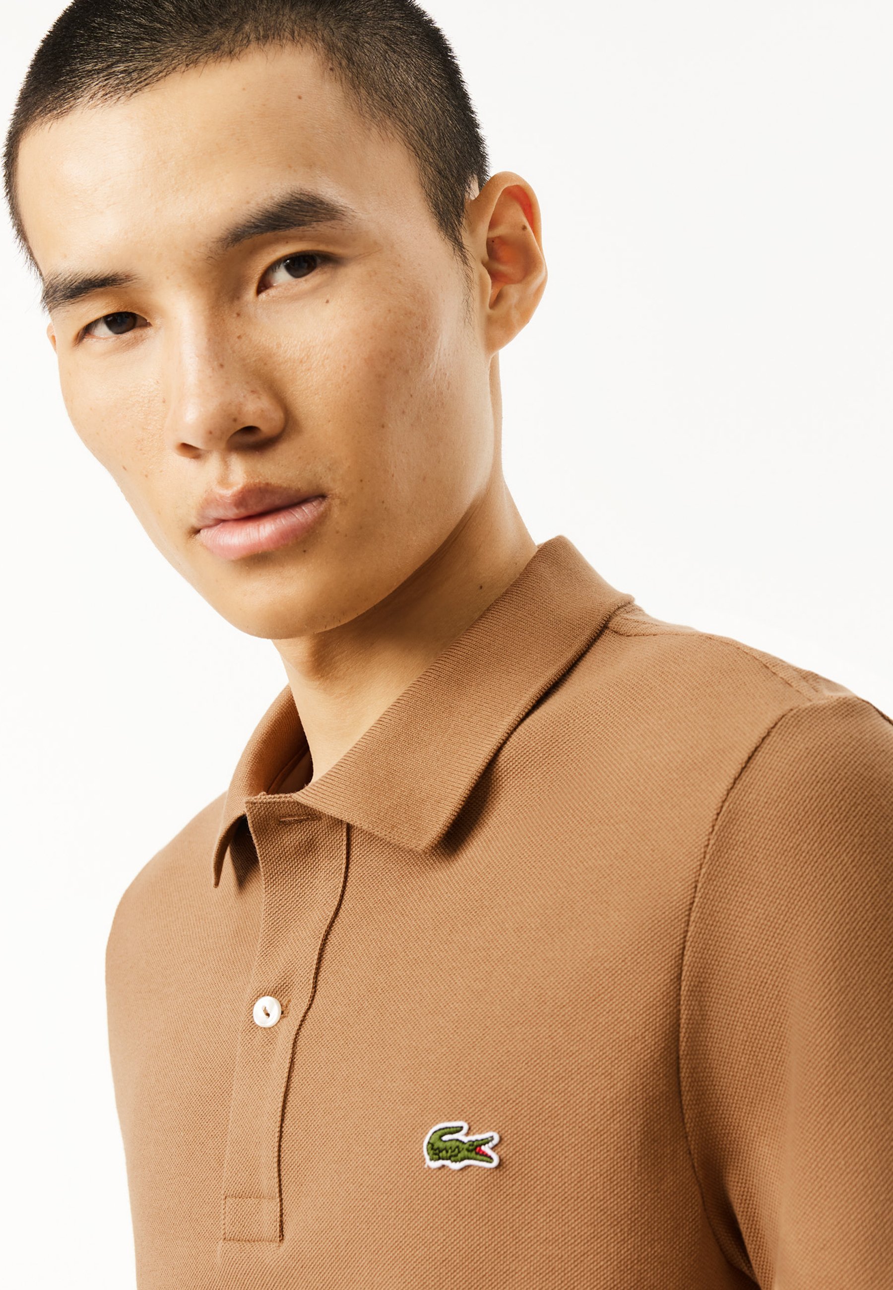 Polos manches courtes  Lacoste L.12.12 SIX Brown