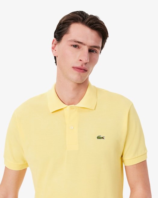 Polos manches courtes  Lacoste L.12.12 107 CT YELLOW
