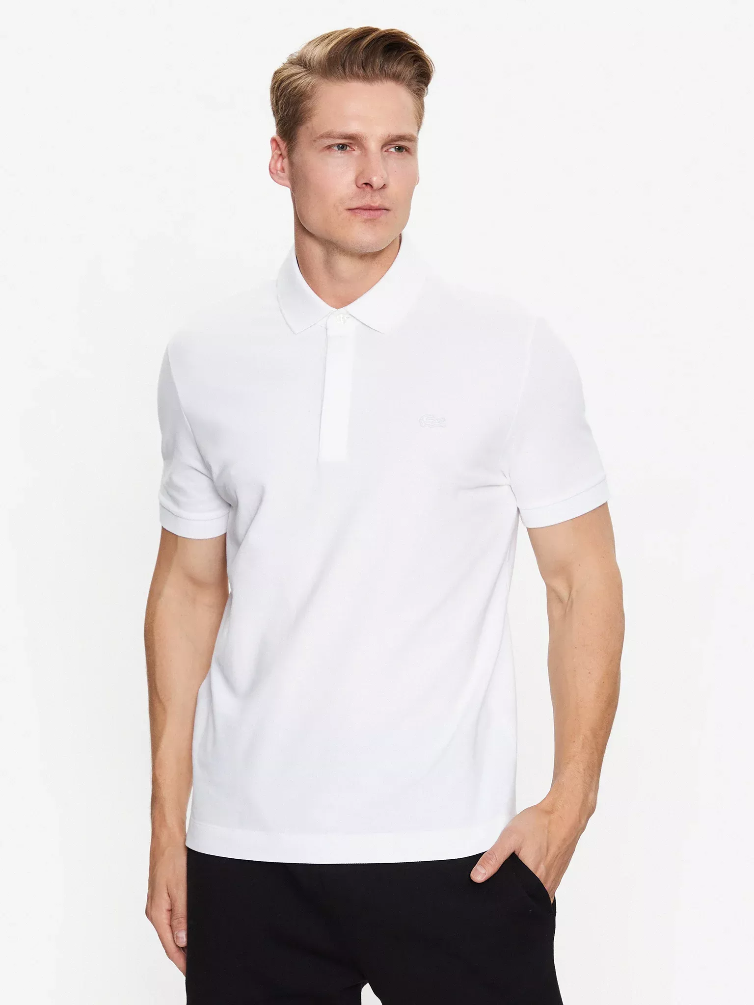 Polos manches courtes  Lacoste PH5522 001 White