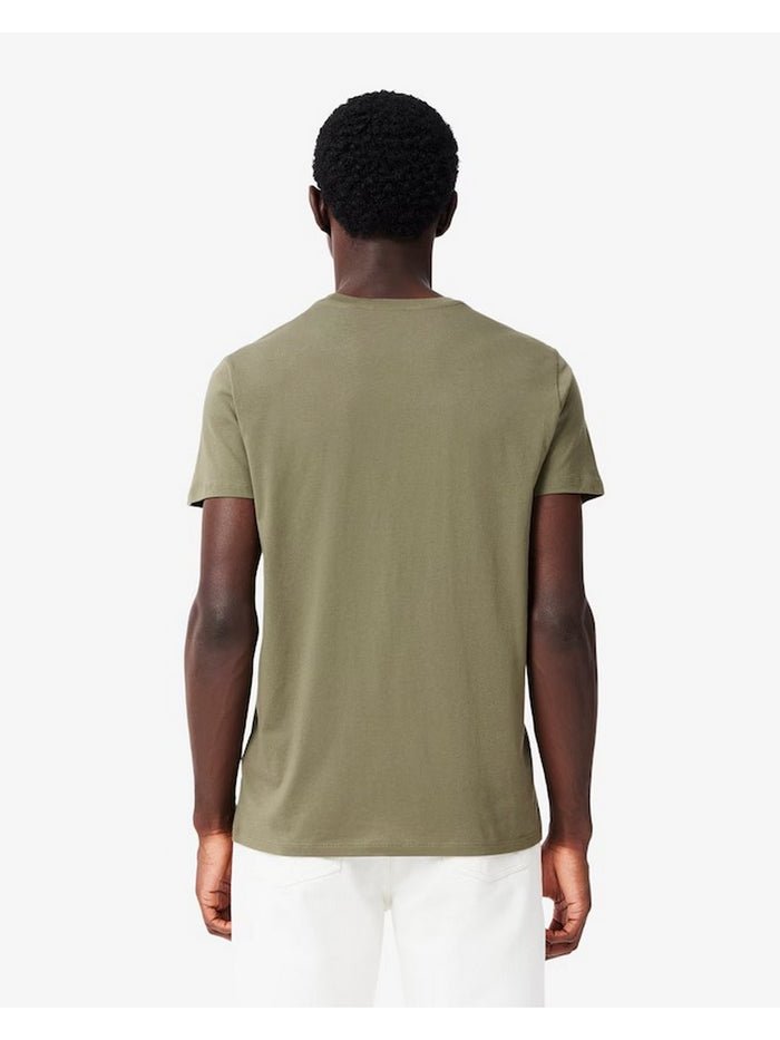 T-S manches courtes  Lacoste TH6709 BMY VERT KAKI