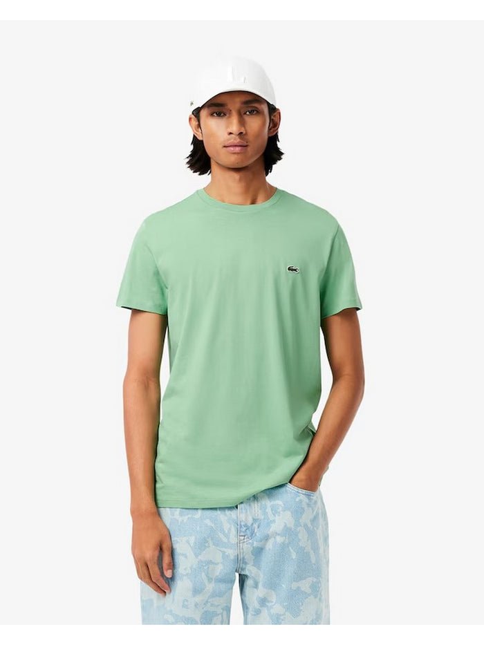 T-S manches courtes  Lacoste TH6709 TTF VERT LIAMONE