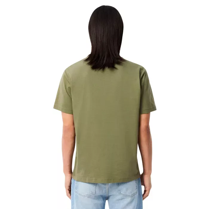 T-S manches courtes  Lacoste TH7318 BMY VERT KAKI