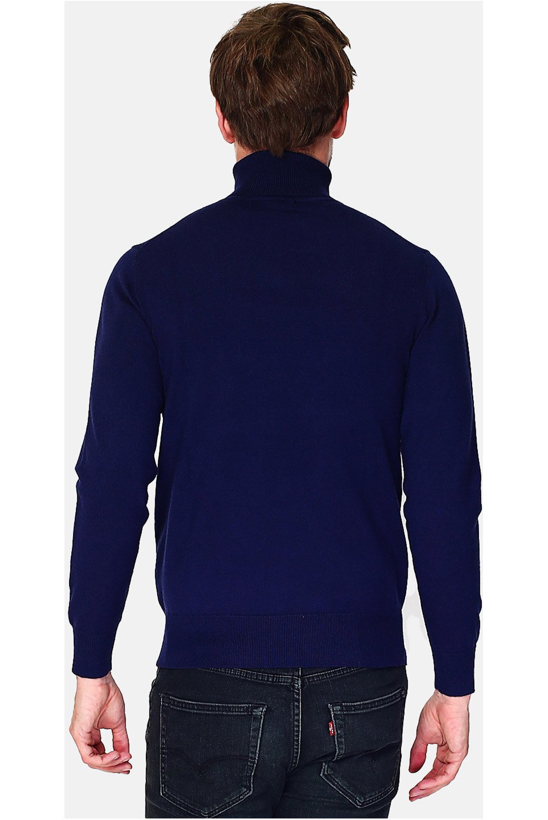   Le Cachemire français CF-87_BLEU_NUIT 