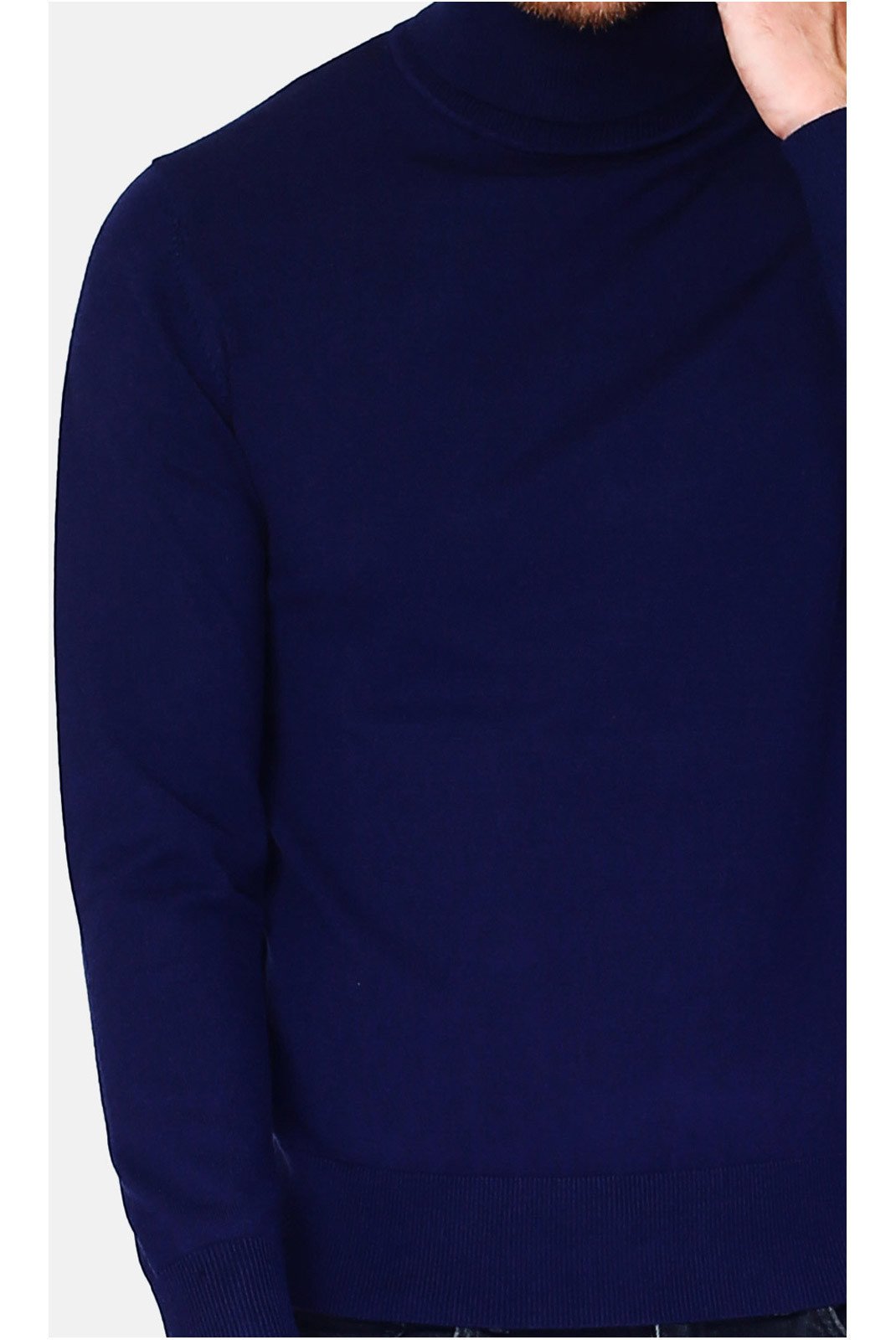   Le Cachemire français CF-87_BLEU_NUIT 