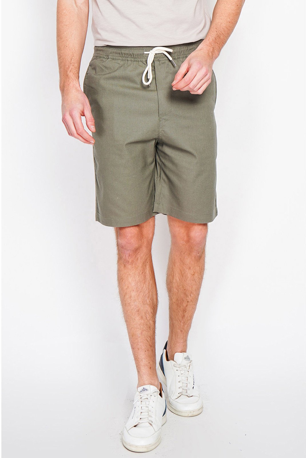 Shorts & Bermudas  LE SECRET DU LIN LS25-168_KAKI Kaki