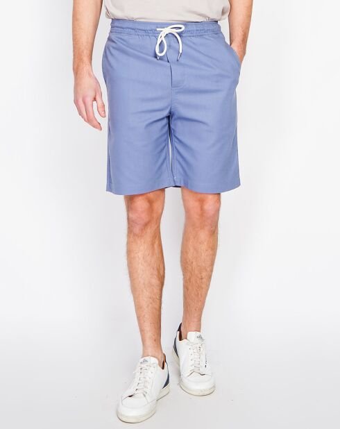 Shorts & Bermudas  LE SECRET DU LIN LS25-168_BLEU_JEANS Bleu Jeans