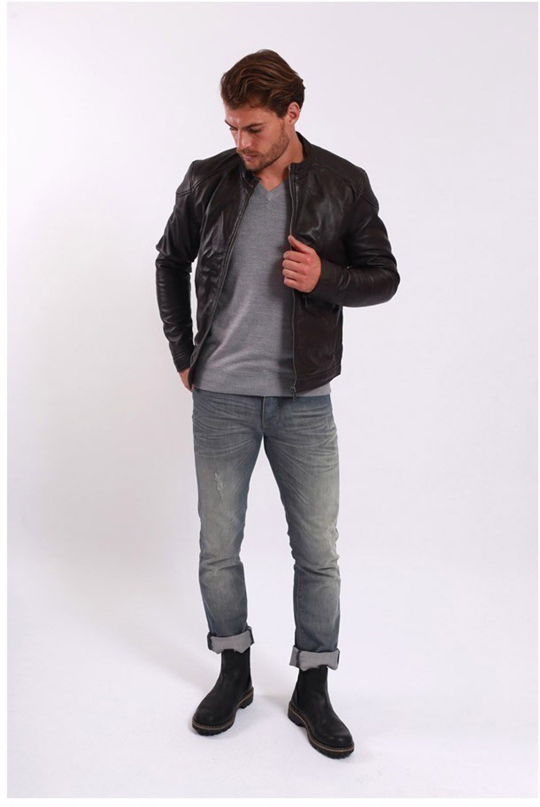 Vestes & blousons  Lee cooper BUGLEM__BROWN Brown