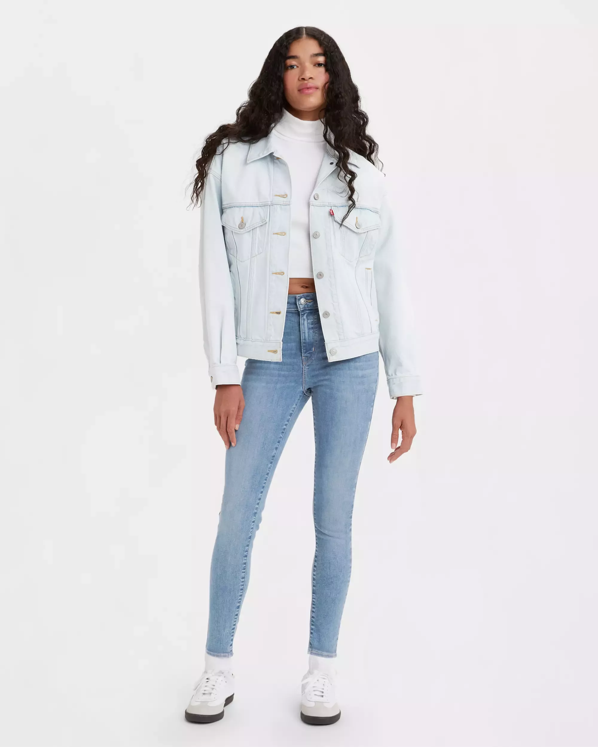 Jeans slim / skinny  Levi's 527970292 MEDIUM INDIGO