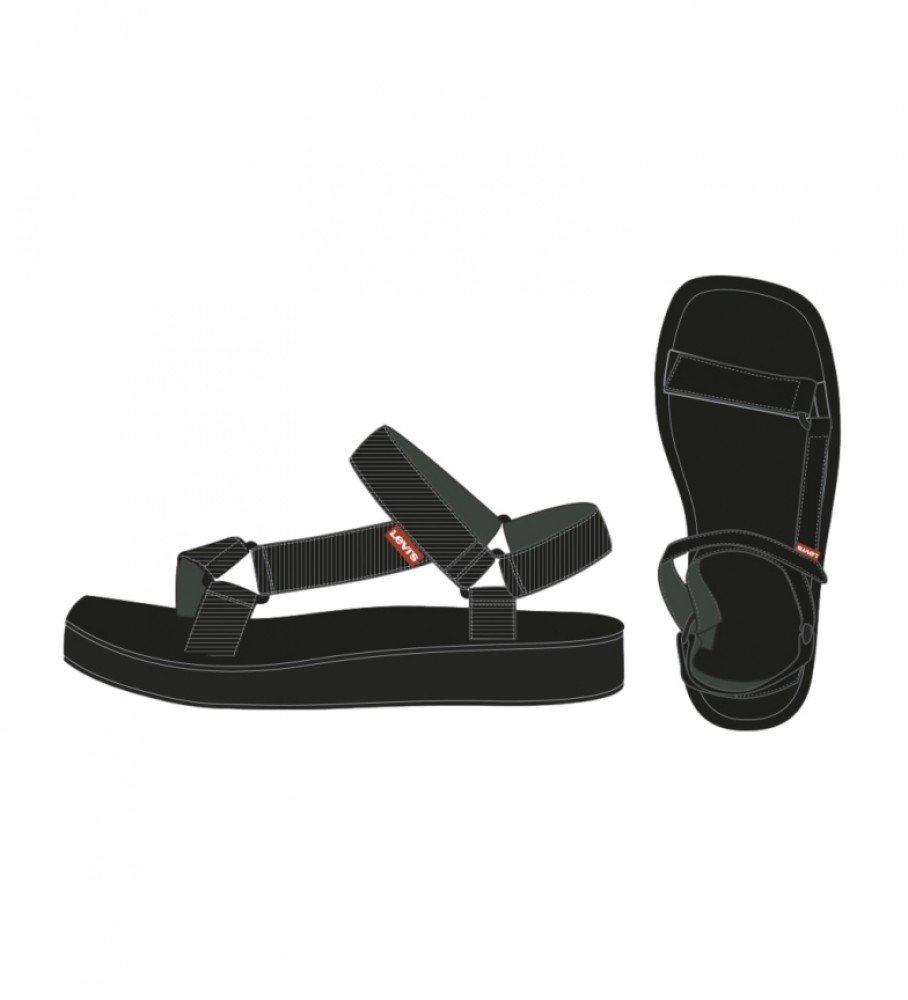 Tongs / Mules  Levi's 233029-752 559 FULL BLACK