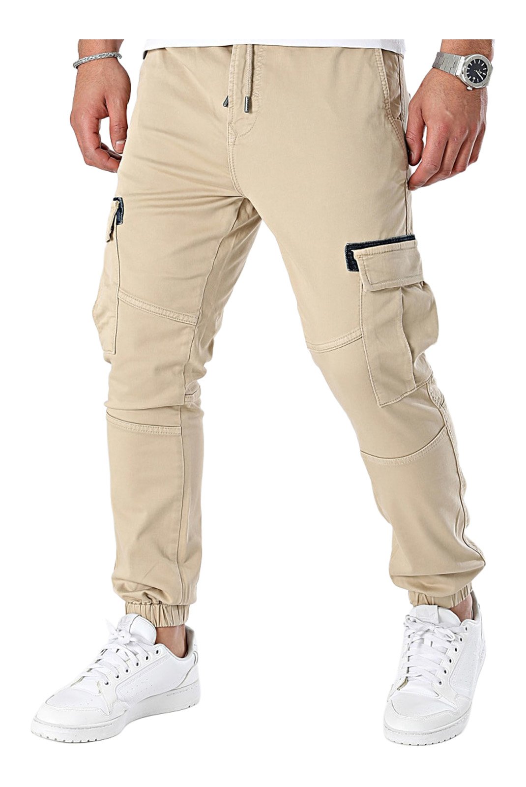 Pantalons chino/citadin  Kaporal MALKI XBEIGE
