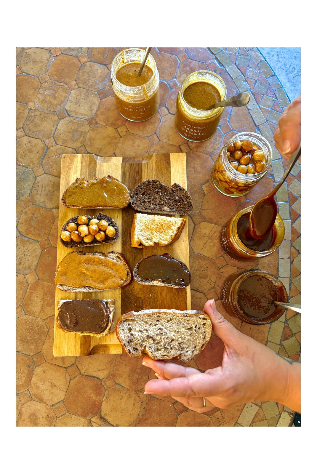 Chocolats  MAMMA MIA 200gr MIEL A CROQUER NOISETTES Marron