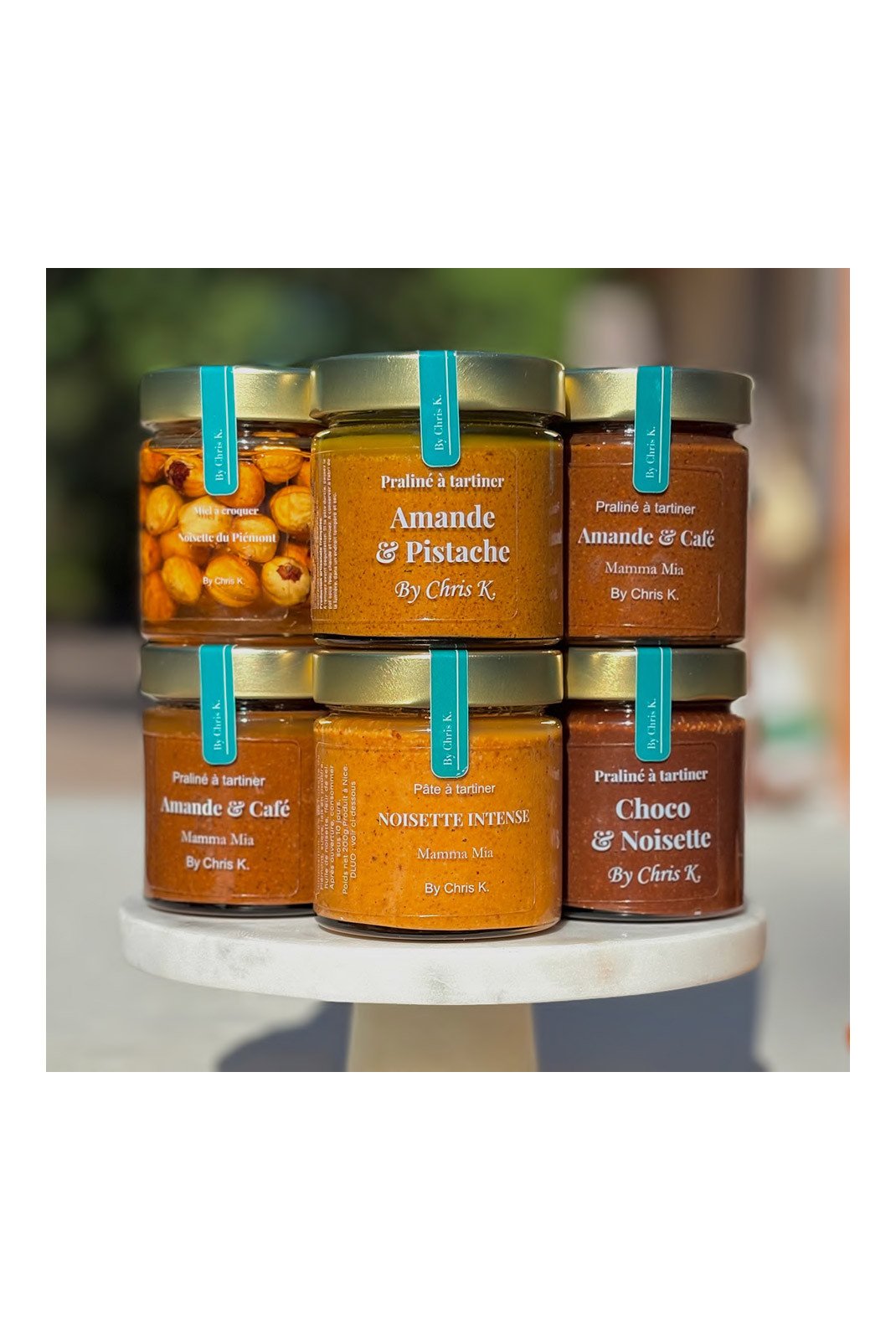 Chocolats  MAMMA MIA 200gr MIEL A CROQUER NOISETTES Marron