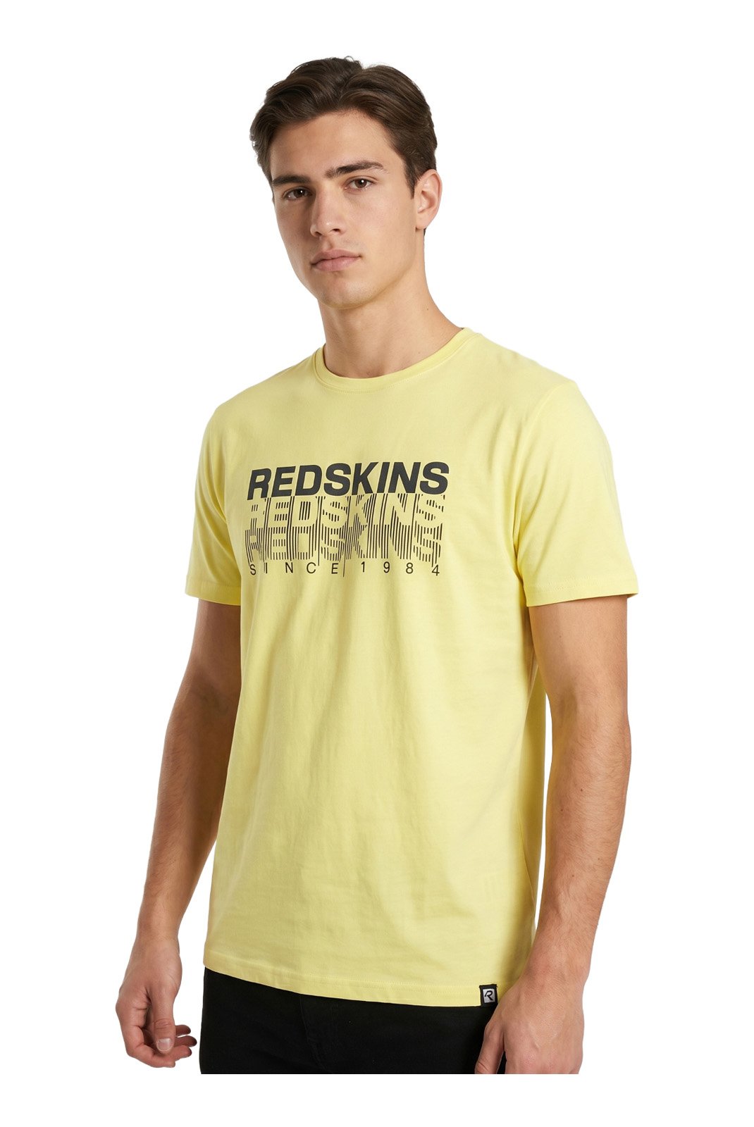 T-S manches courtes  Redskins MARLED YELLOW