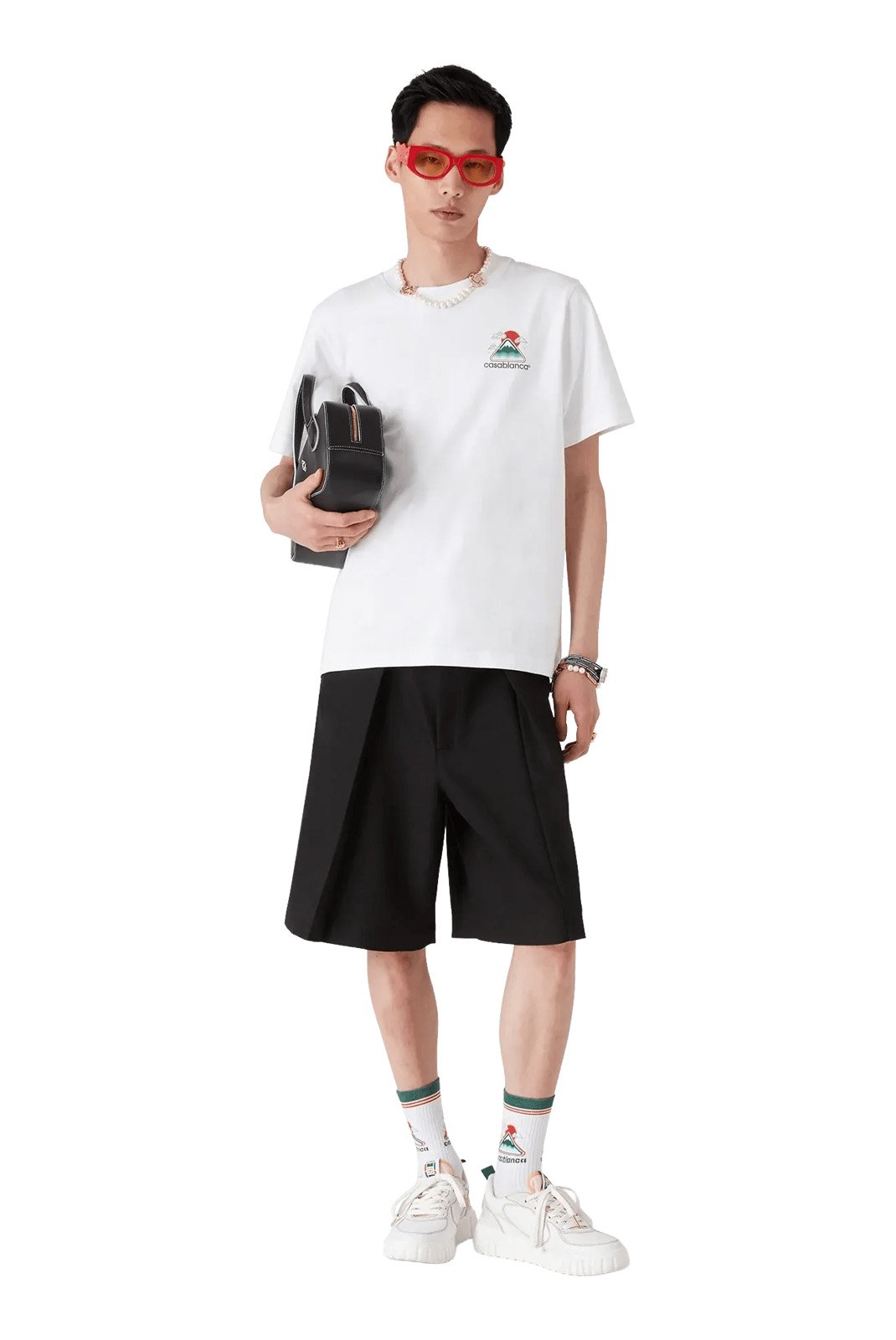 T-S manches courtes  Casa blanca MPF25-JTS-001-04 WHITE JERSEY