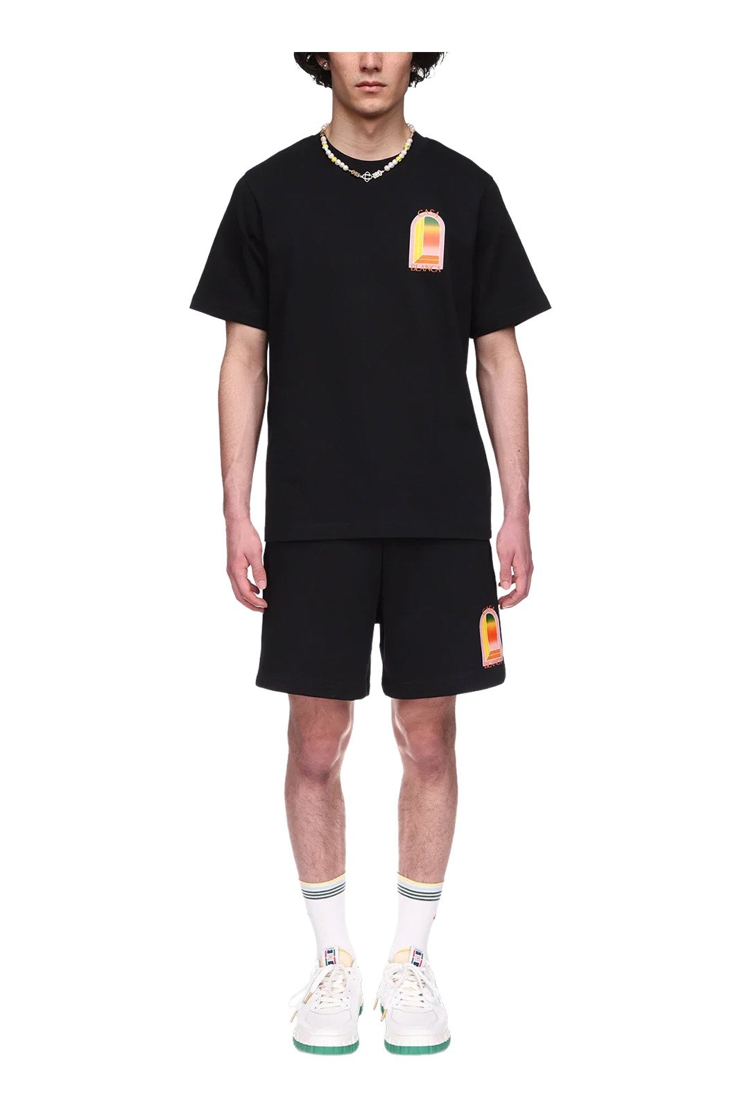 T-S manches courtes  Casa blanca MS24-JTS-001-025-EX-LVR BLACK JERSEY