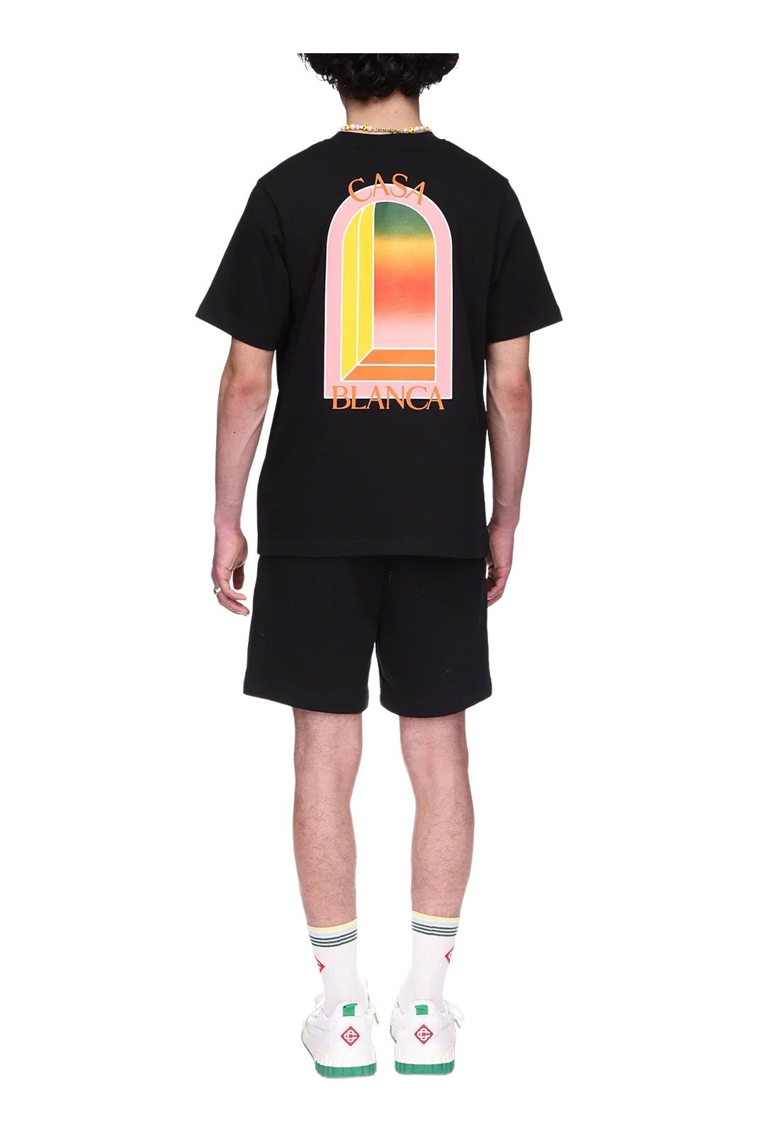 T-S manches courtes  Casa blanca MS24-JTS-001-025-EX-LVR BLACK JERSEY