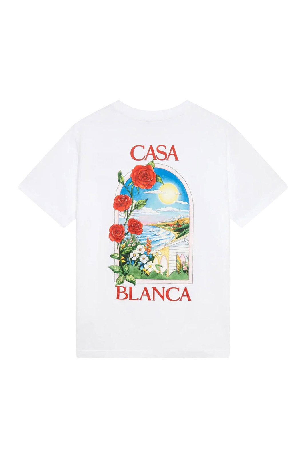 T-S manches courtes  Casa blanca MS25-JTS-001-12 WHITE JERSEY