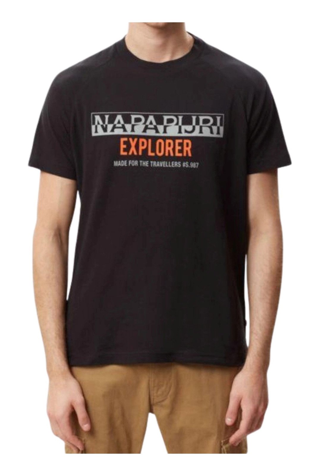 T-S manches courtes  Napapijri N0YIX3041 BLACK