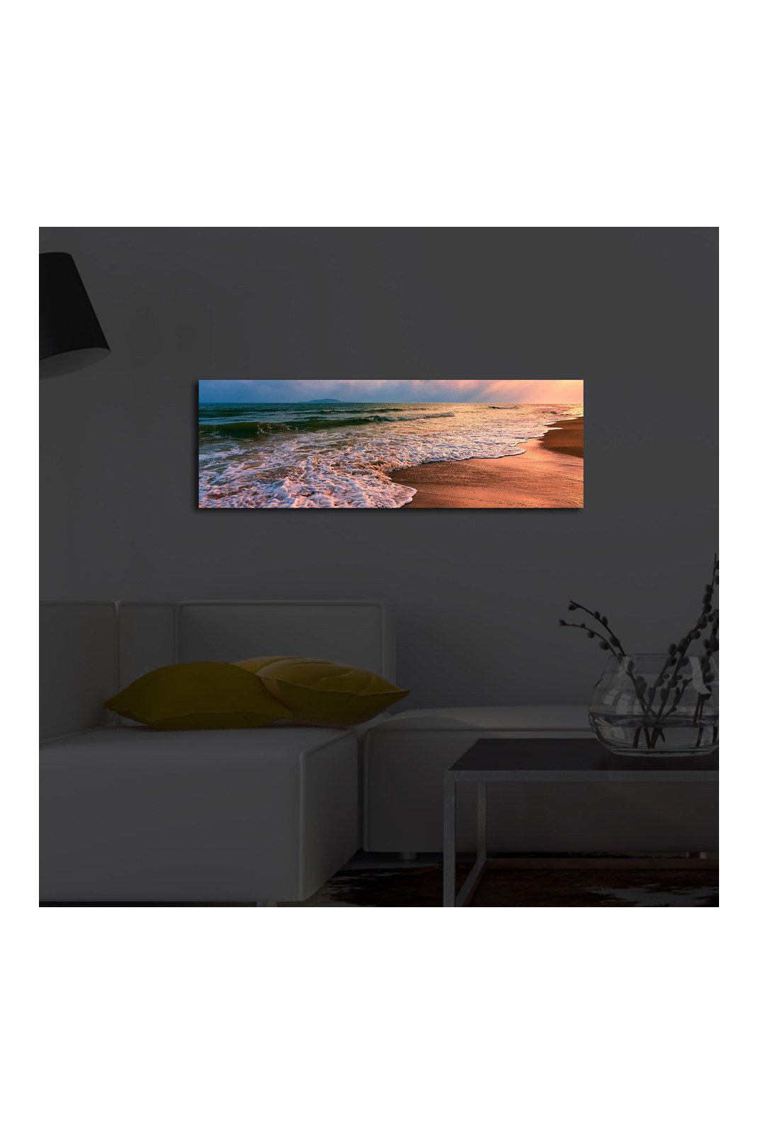 Tryptiques et cadres  NEON WALL 254LED1222 Multicolore