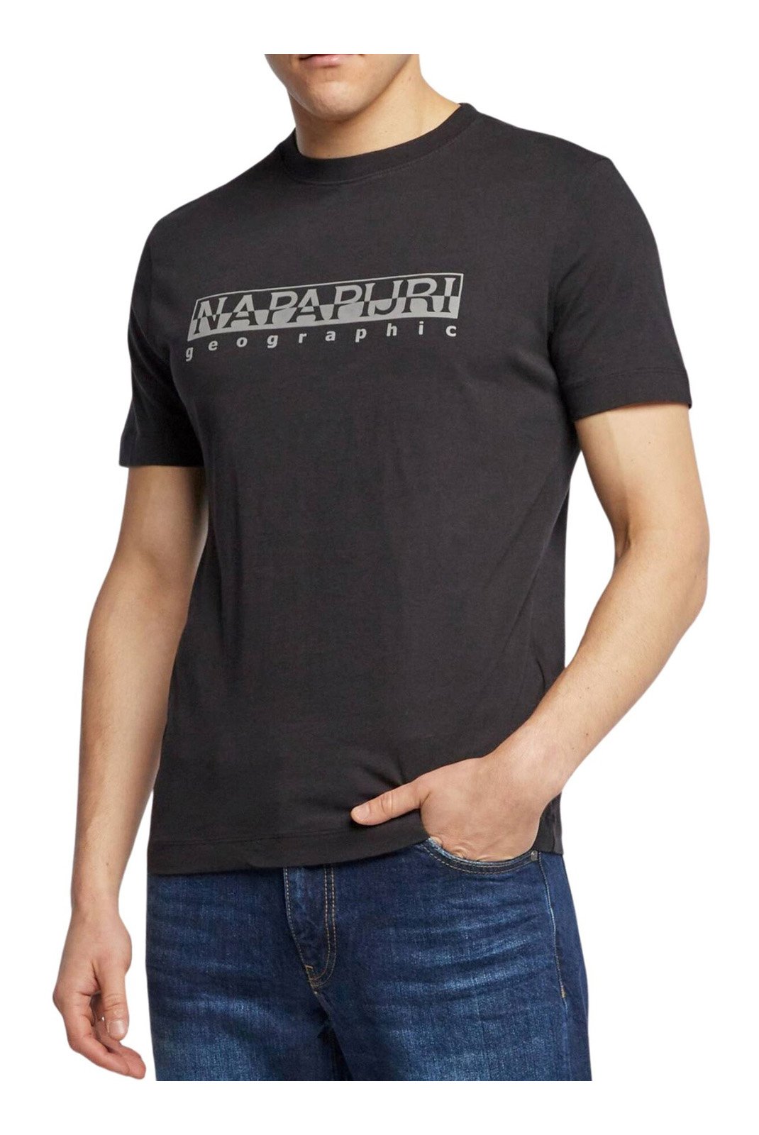 T-S manches courtes  Napapijri NP0A4GI8041 BLACK