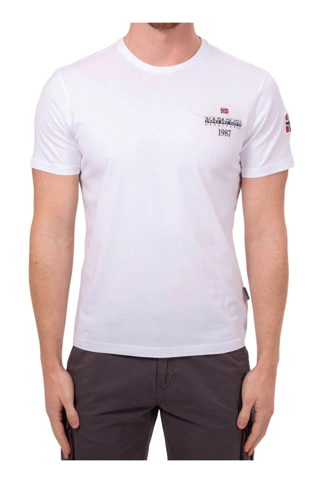T-S manches courtes  Napapijri NP0A4HJ6002 WHITE